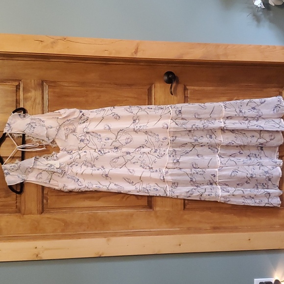 NWT Dark Pink Maxi Light Pink Floral Dress Size 2X - Picture 4 of 4